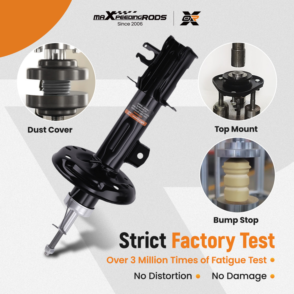 2x Amortisseurs Avant compatible pour Opel Adam Corsa D E 339715 55703313 344435