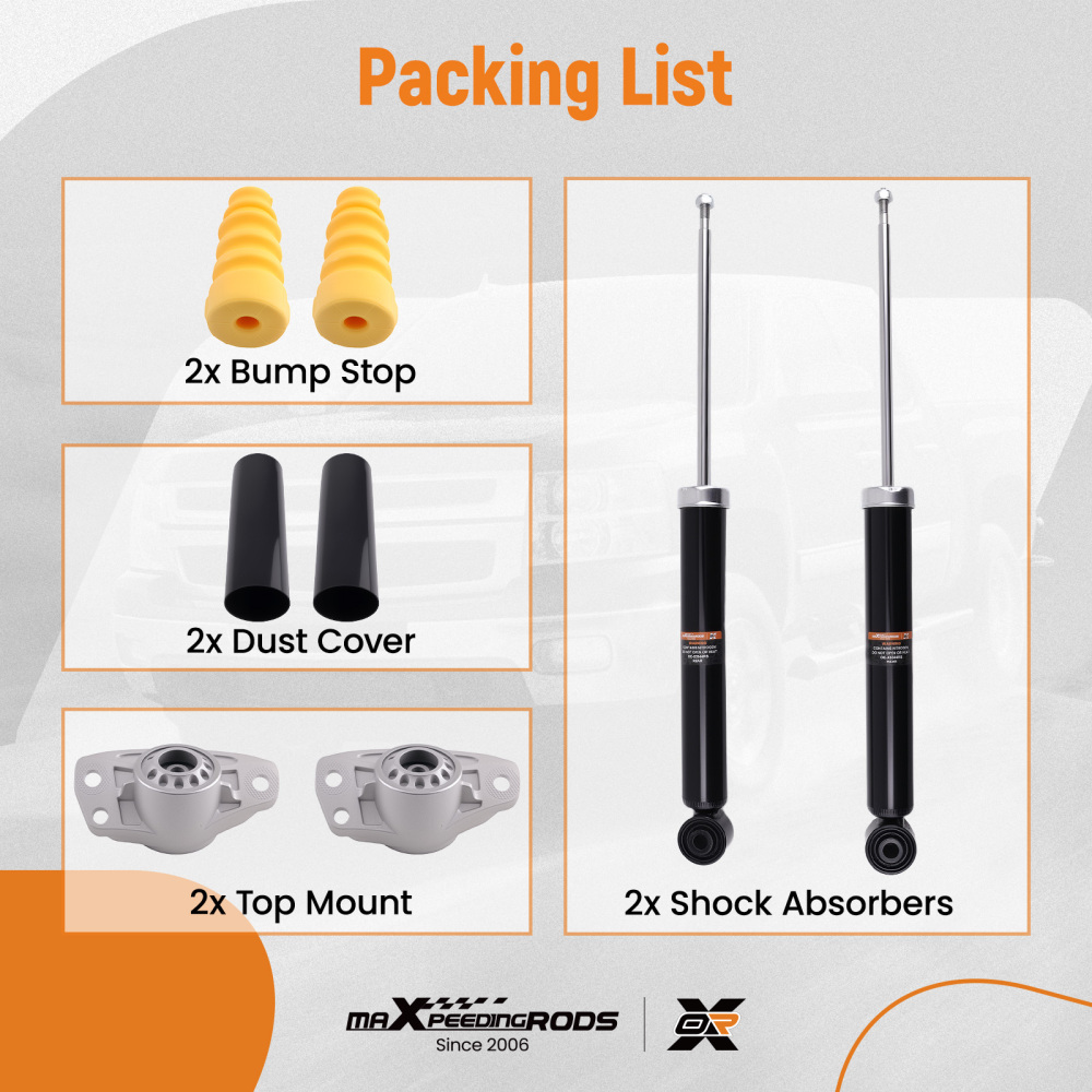 2 x amortisseurs + protection contre la saleté + palier compatible pour VW GOLF PASSAT SUPER