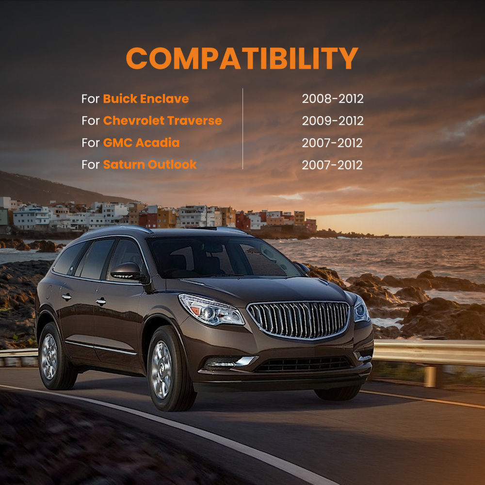 Front Loaded Complete Struts Shocks Spring Assembly compatible for Chevrolet Traverse lowering kit