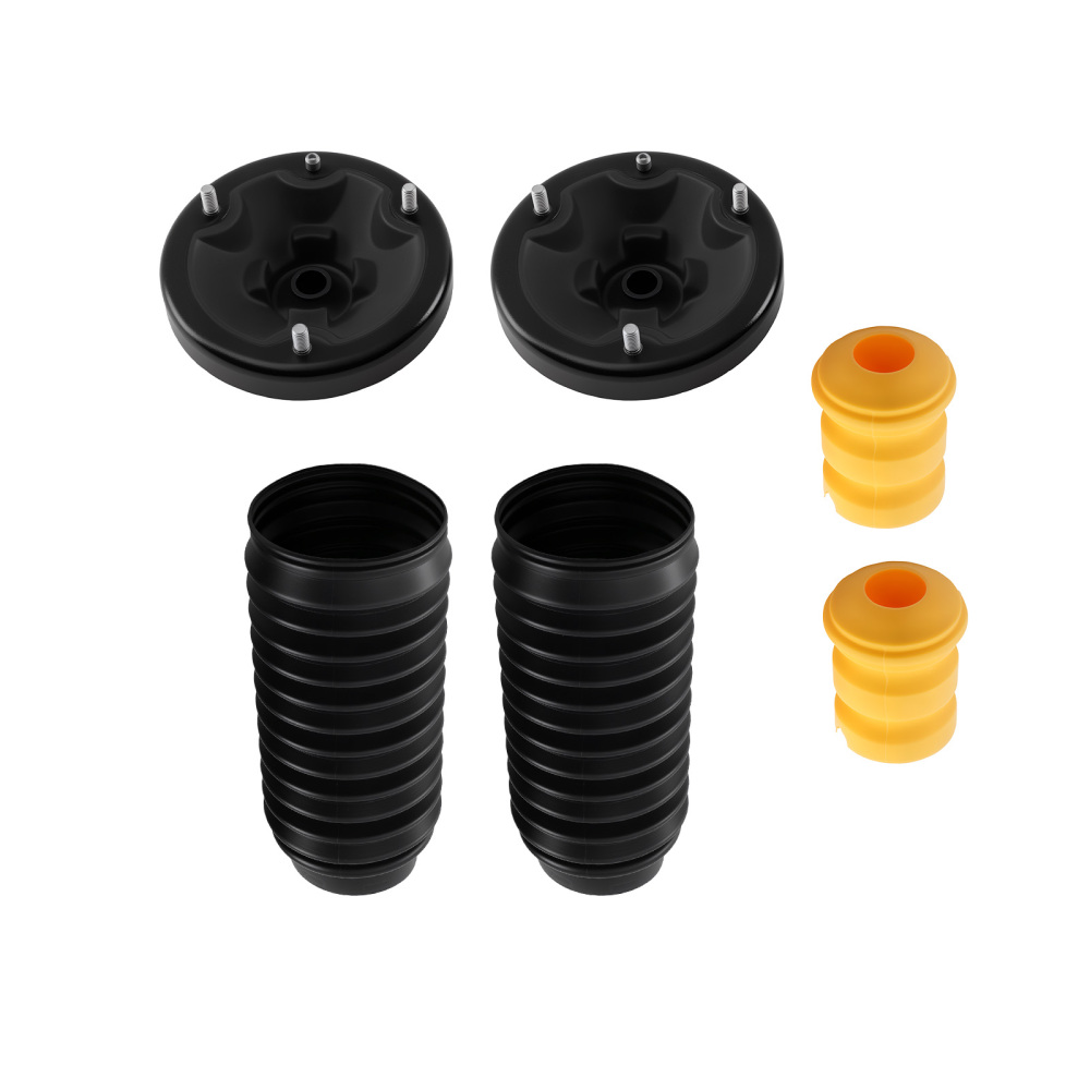 2 ammortizzatori + cuscinetto + kit servizi anteriori compatibile per BMW X5 E53 2000-2006