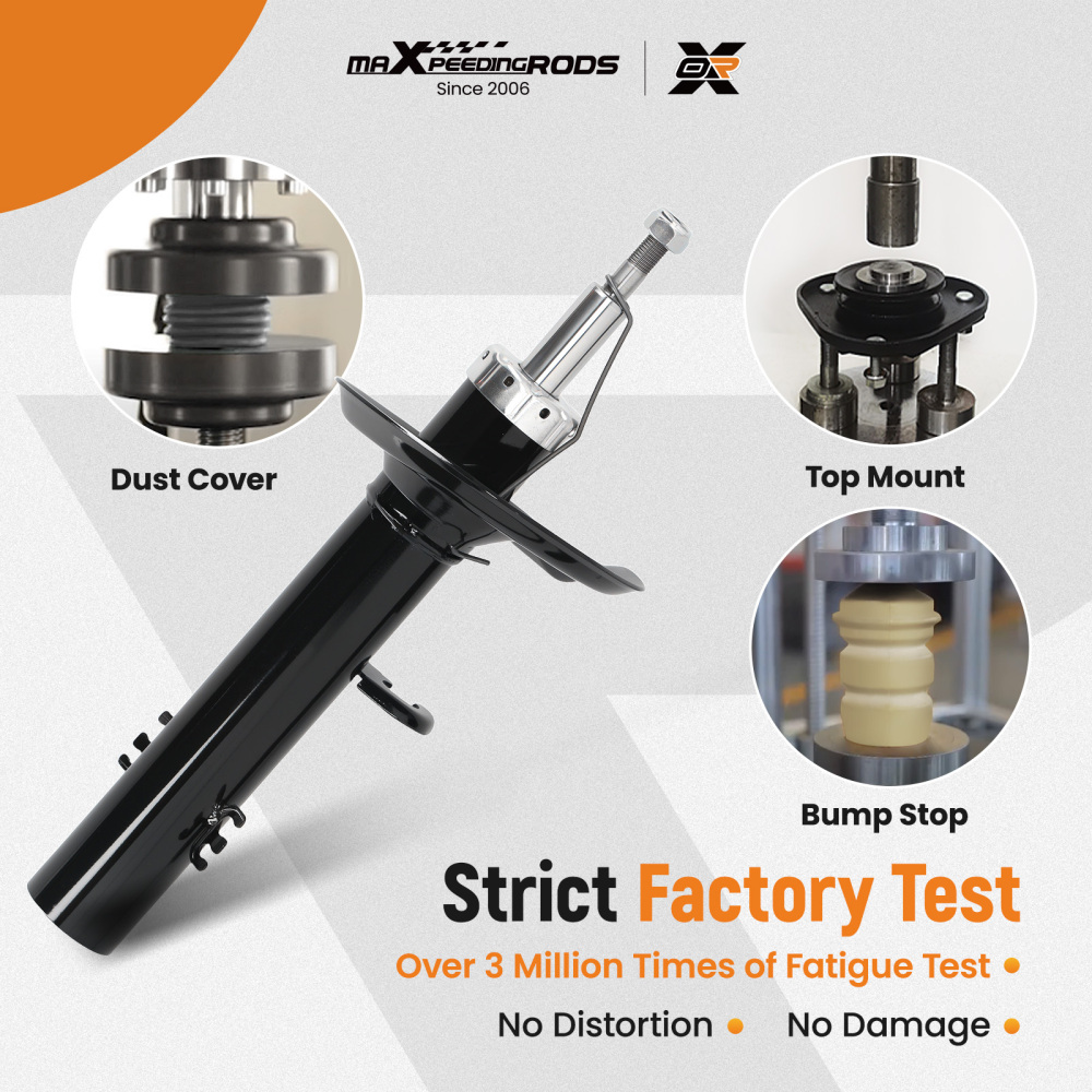 Kit Ammortizzatori Supporto Cuscinetto Anteriori compatibile per BMW X3 E83 03-10 335833