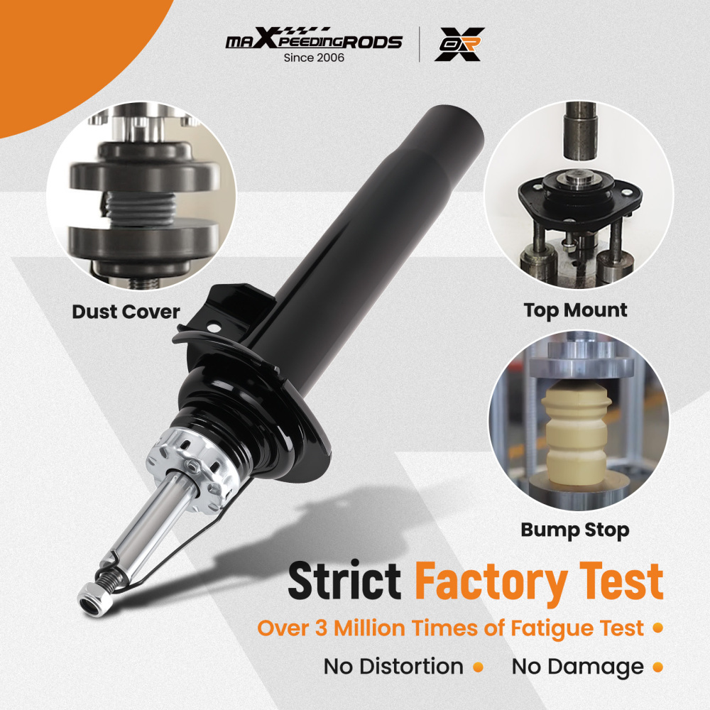 2x Ammortizzatore +Kit Rep Anteriore compatibile per BMW F20-F23 F30-F36 3348027 31306863135