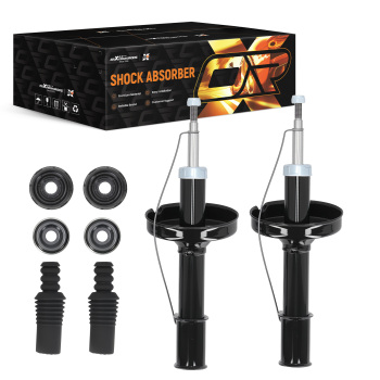 2x Ammortizzatori+Cuscinetto+Kit Protezione Anteriore compatibile per Renault Clio 2 Twingo