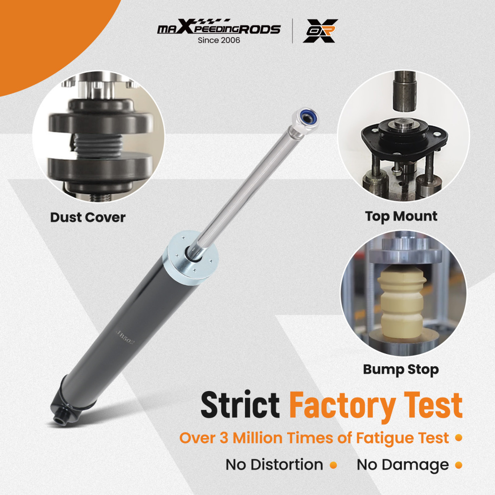 2xAmortisseur + Palier Essieu Arrière compatible pour Mercedes Classe C W204 S204 317266