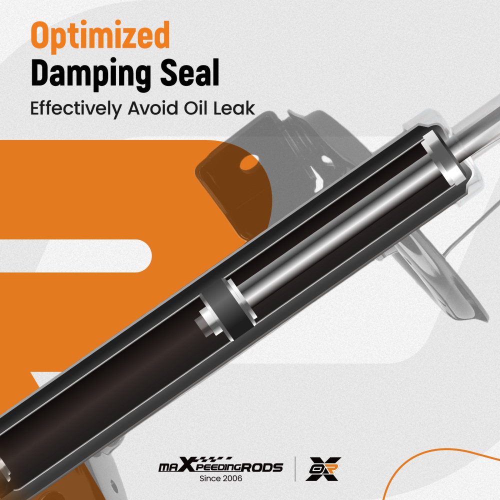 2 ammortizzatori + cuscinetto + tampone anteriore compatibile per Mercedes Classe A W169