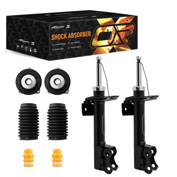 2 ammortizzatori + cuscinetto + tampone anteriore compatibile per Mercedes Classe A W169