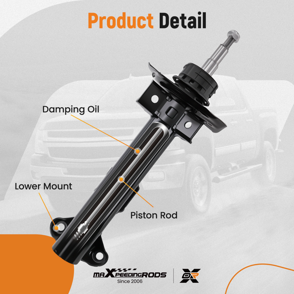 2x Amortisseur Avant Droite Gauche compatible pour Mercedes C-Classe W204,S204 2008-2014