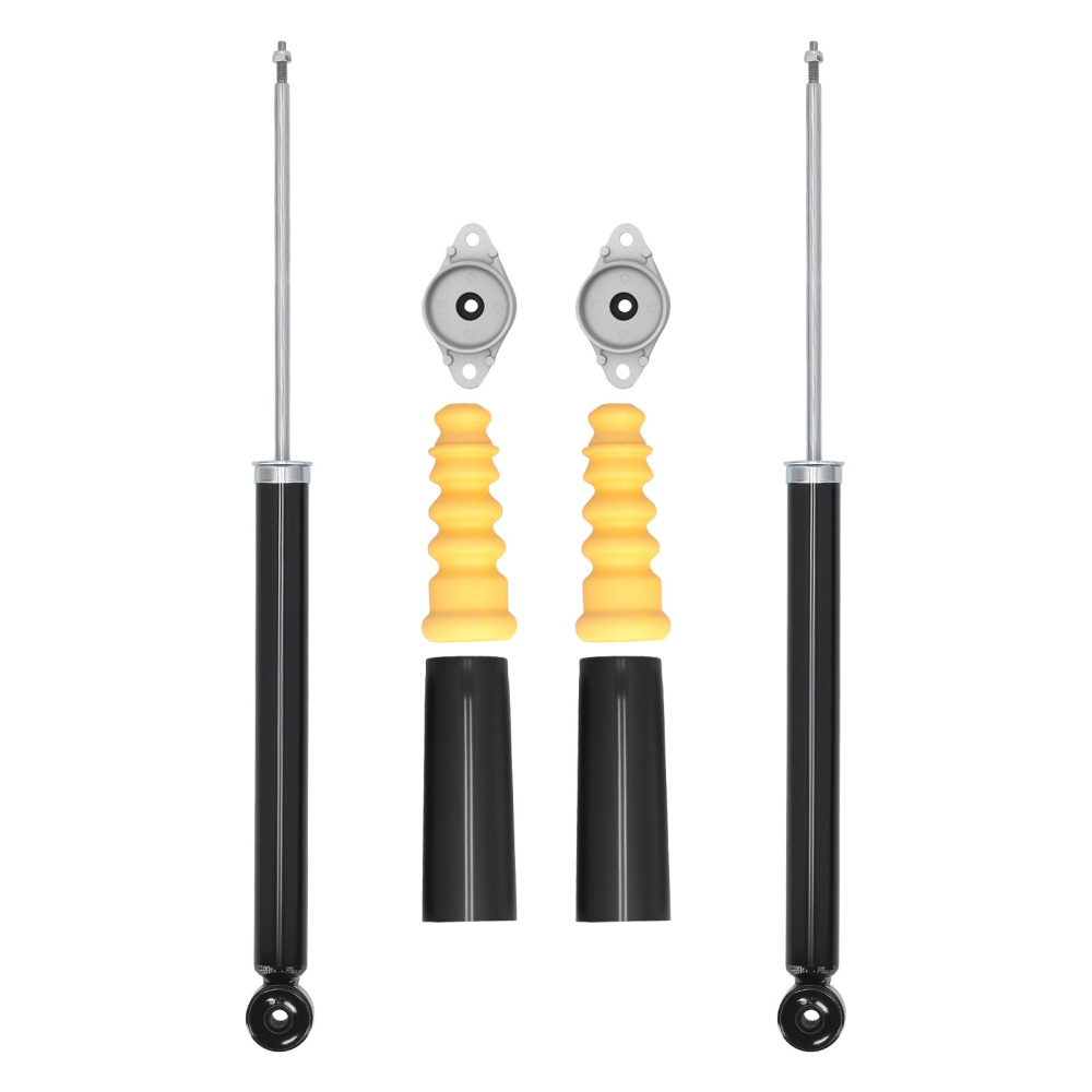 2 Ammortizzatori + Paracolpi + Supporti a cupola compatibile per Ford Fiesta 2008-17 1514407