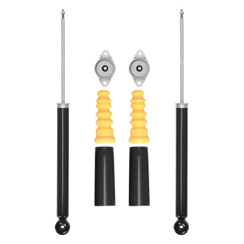 2 Ammortizzatori + Paracolpi + Supporti a cupola compatibile per Ford Fiesta 2008-17 1514407