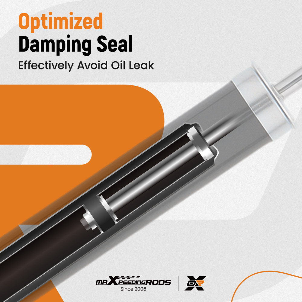 2 ammortizzatori pressione gas posteriori compatibile per Ford Fiesta 6 2008-2017+cuscinetto