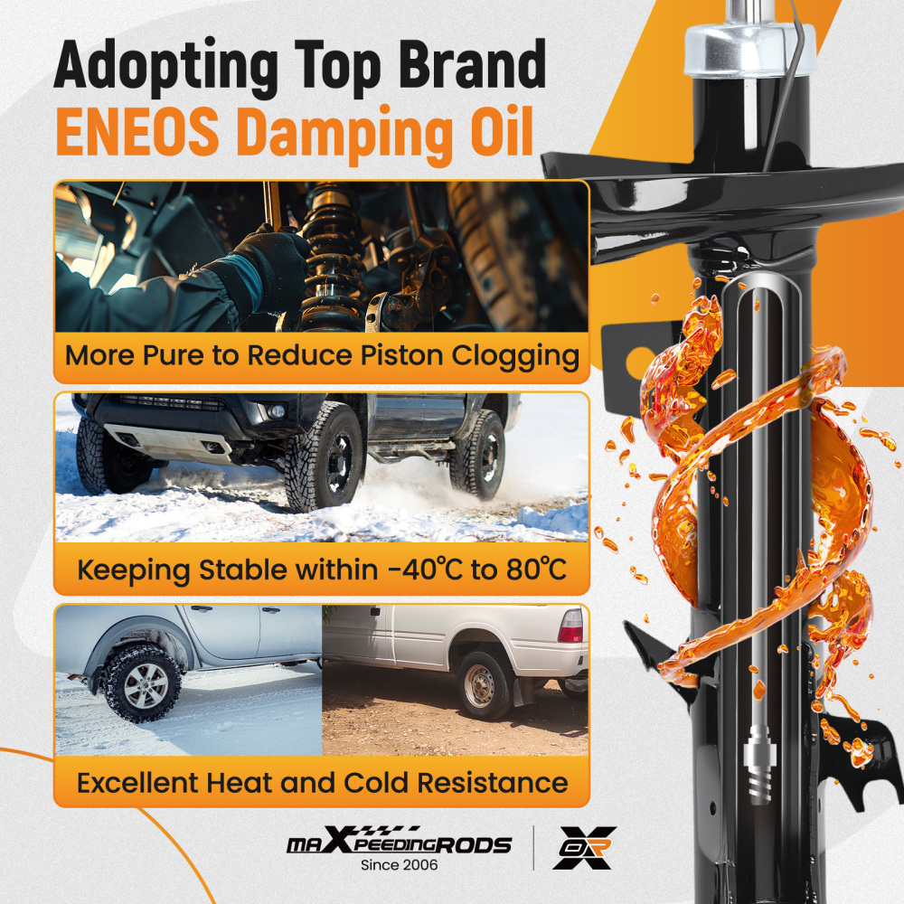 2x Ammortizzatori Anteriore compatibile per Ford Fiesta 6 VI 2008-2017 Sinistro Destro