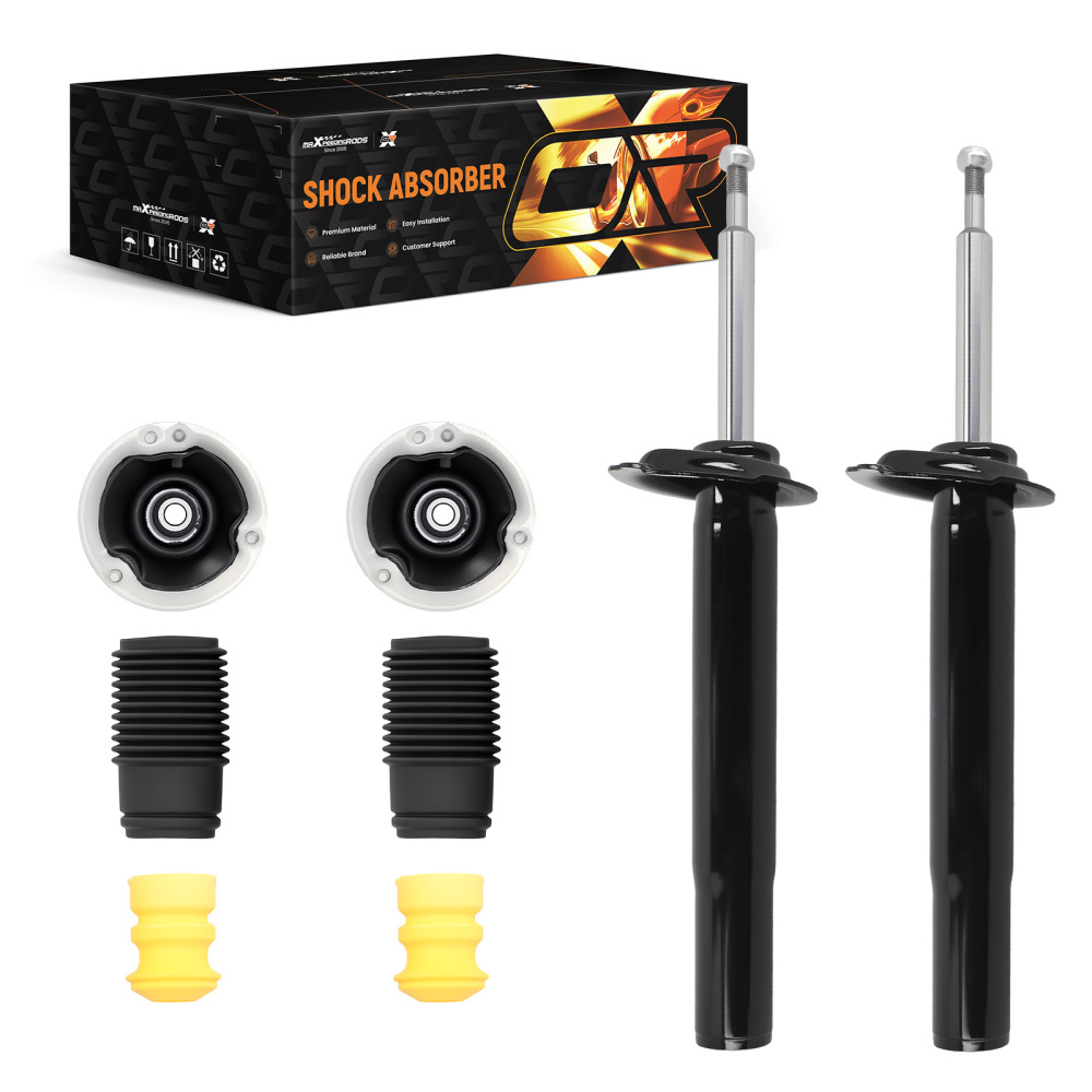 2 Ammortizzatori + Cuscinetto a Cupola Anteriori compatibile per Bmw Serie 5 E39 Touring