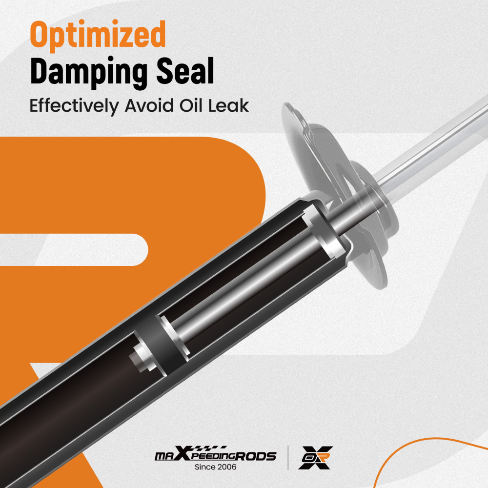 2 Ammortizzatori + Cuscinetto a Cupola Anteriori compatibile per Bmw Serie 5 E39 Touring