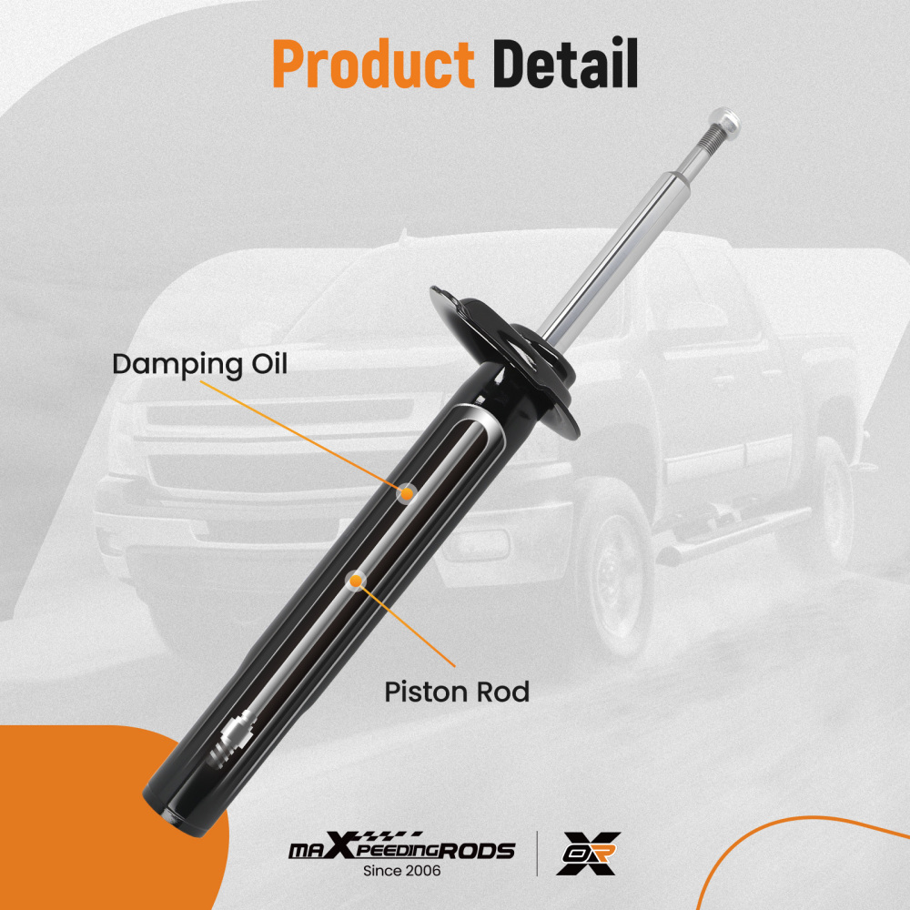 2 Ammortizzatori + Cuscinetto a Cupola Anteriori compatibile per Bmw Serie 5 E39 Touring