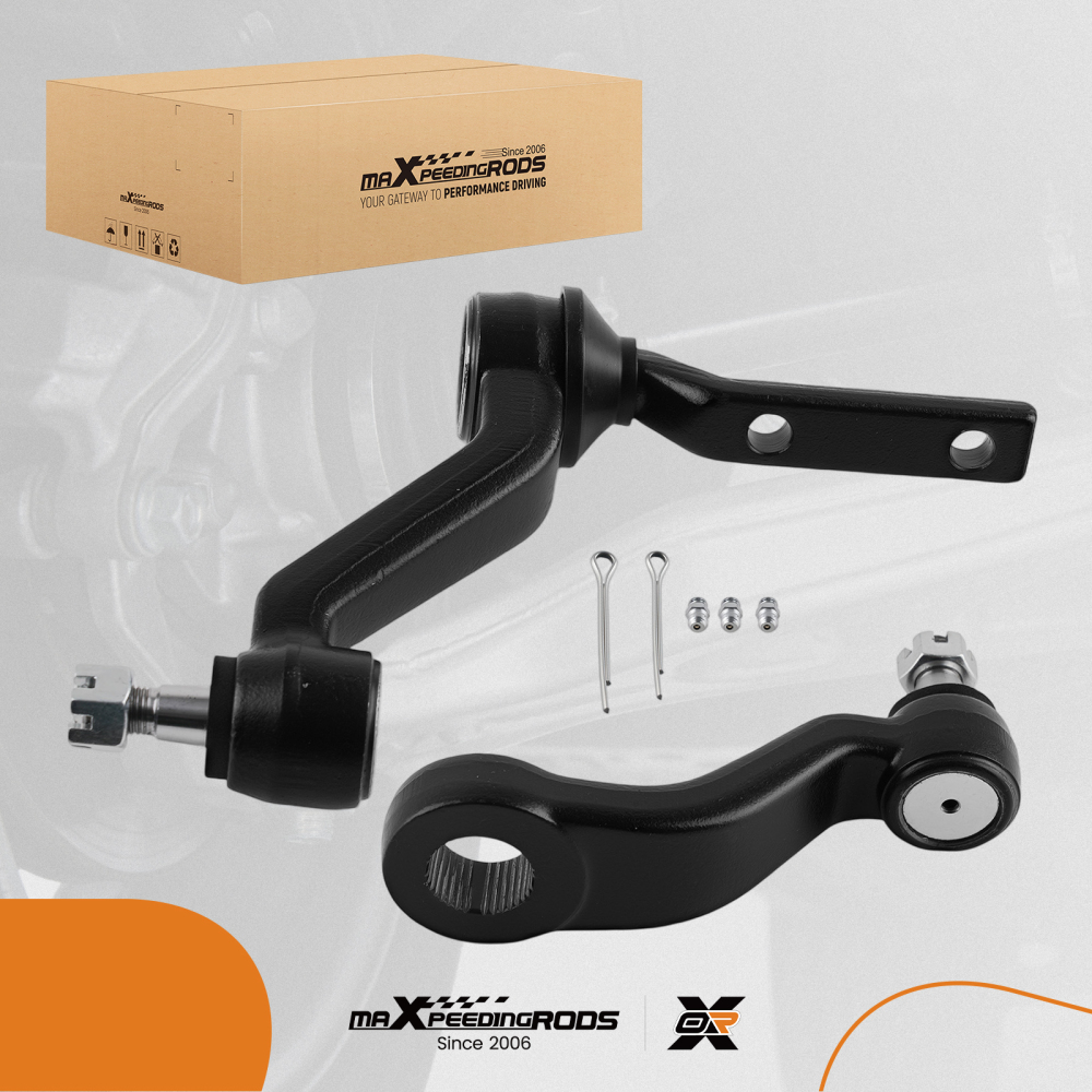 2pcs Front PitmanIdler Arms compatible for Chevrolet GMC C1500 C2500 C3500 K1500