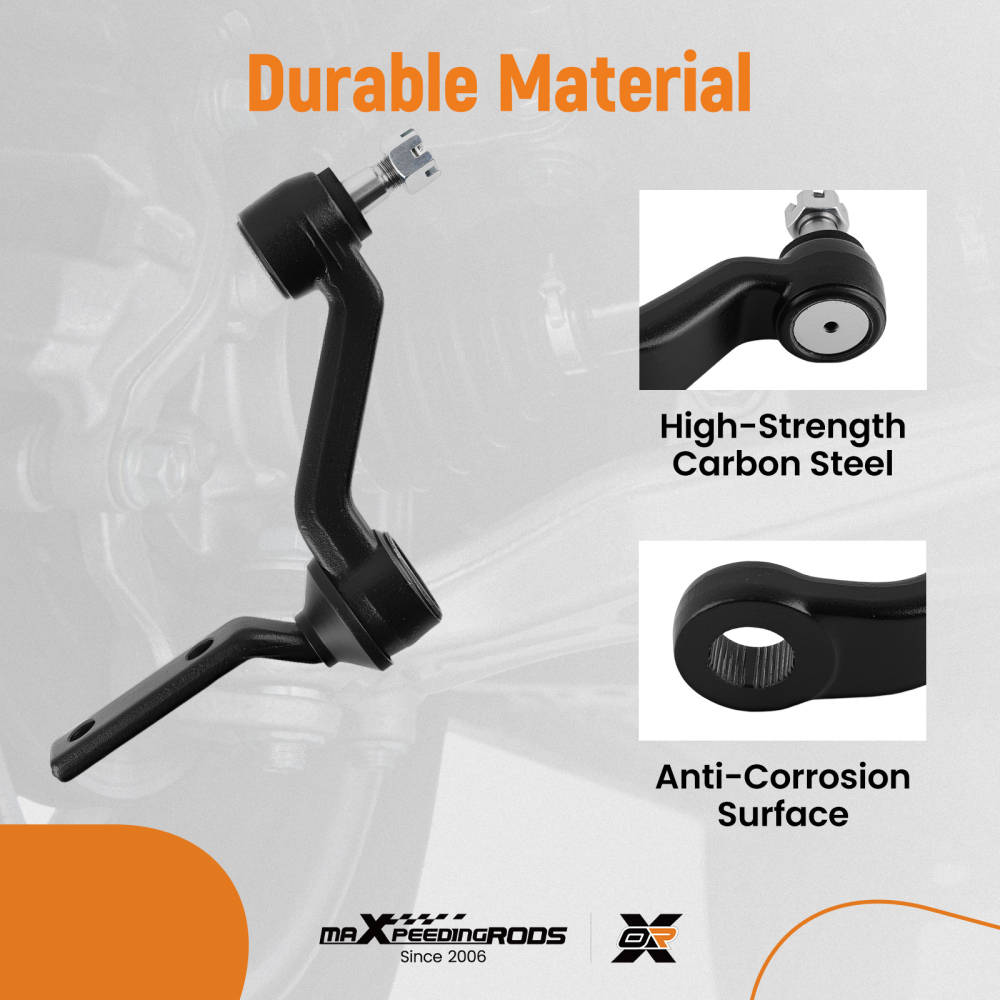 2pcs Front PitmanIdler Arms compatible for Chevrolet GMC C1500 C2500 C3500 K1500