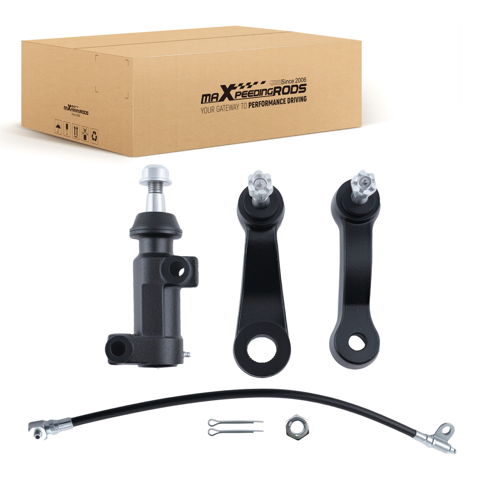 3Pc Pitman Idler Arm Bracket Kit compatible for Chevy Silverado 1500 1999-2004 2005 2006