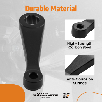 Front Pitman Arm compatible for Ford Bronco F150 1983-1996 K8755 620.65513 Steel