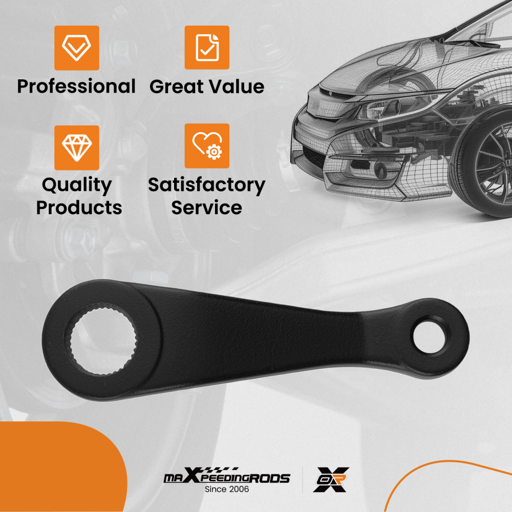 Front Pitman Arm compatible for Ford Bronco F150 1983-1996 K8755 620.65513 Steel