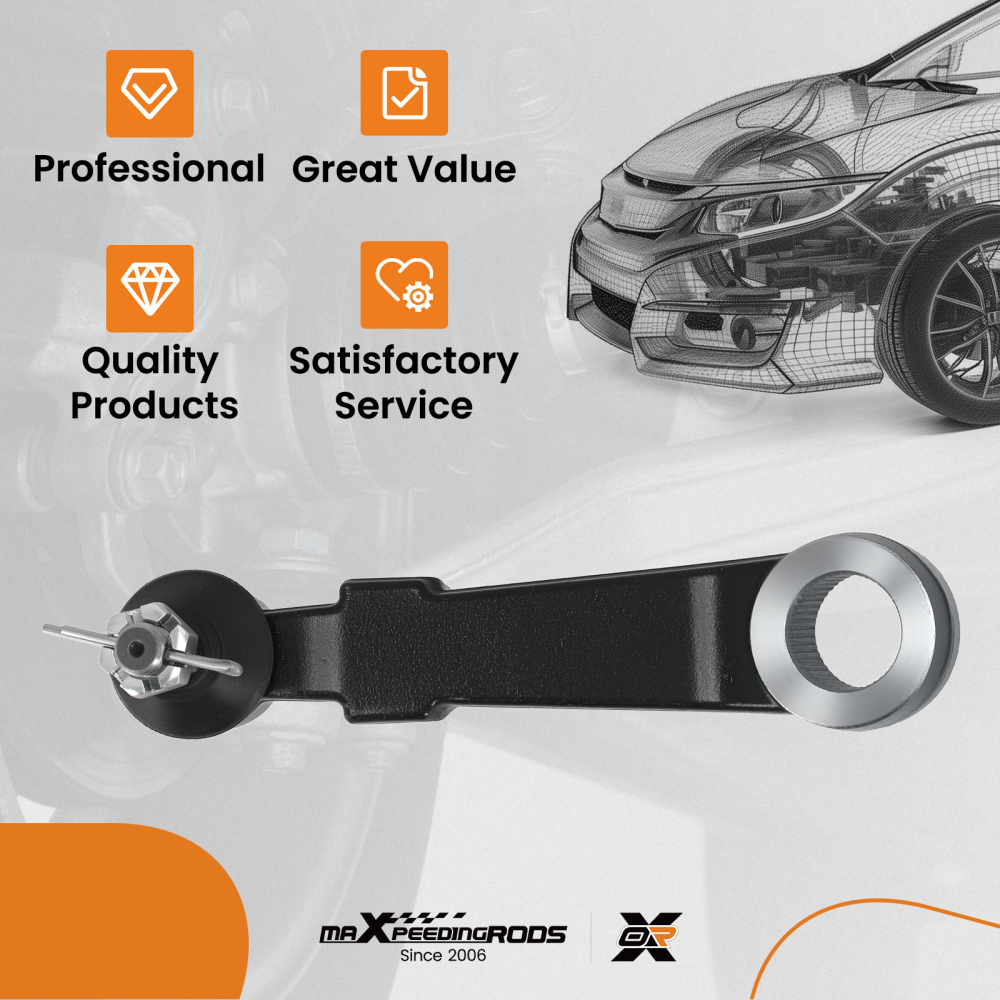 Driver Front Pitman Arm compatible for Toyota 4Runner/Pickup 4WD 4540135190 K80537