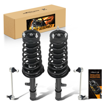 maXpeedingrods 4Pcs Rear Struts & Sway Bar Links for Toyota Camry 1997-2001