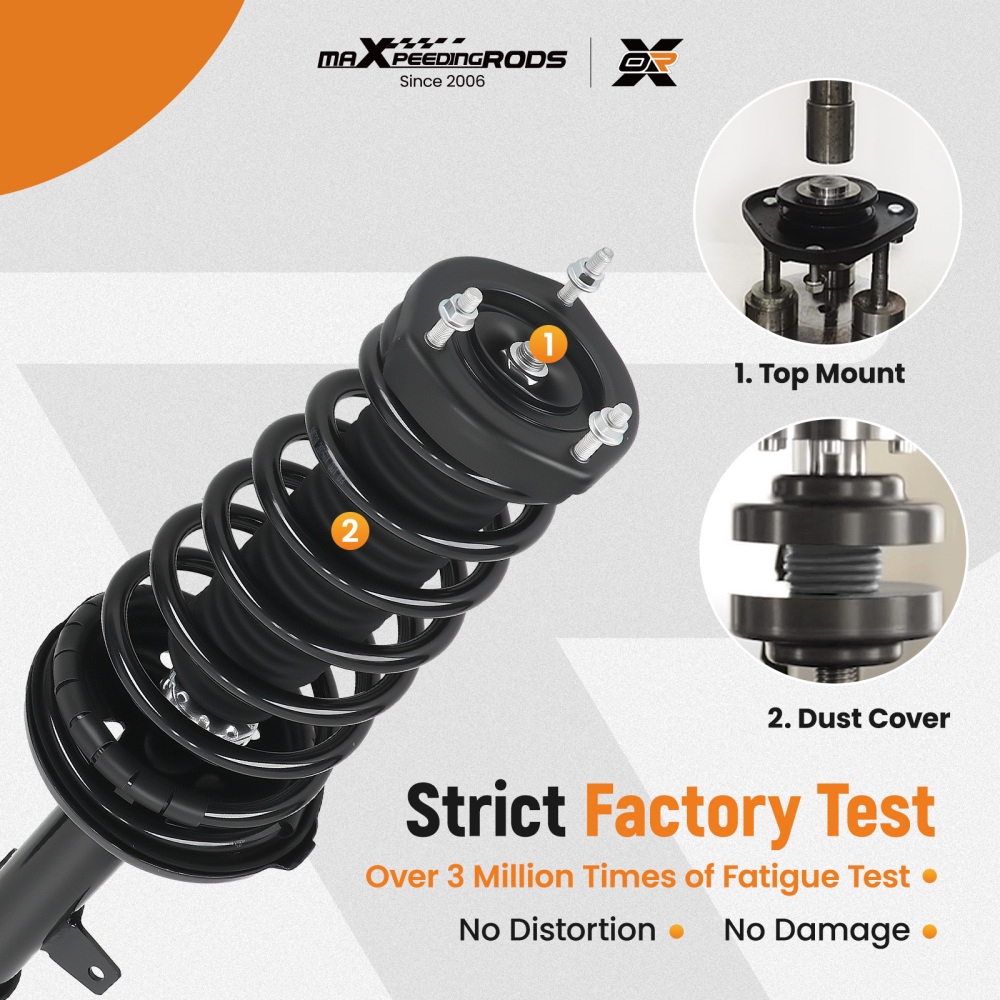 maXpeedingrods 4Pcs Rear Struts & Sway Bar Links for Toyota Camry 1997-2001