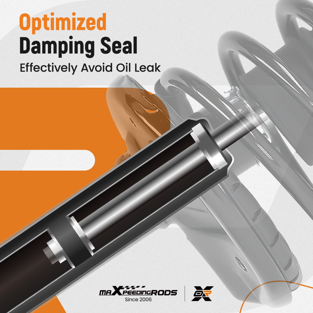 maXpeedingrods 4Pcs Rear Struts & Sway Bar Links for Toyota Camry 1997-2001