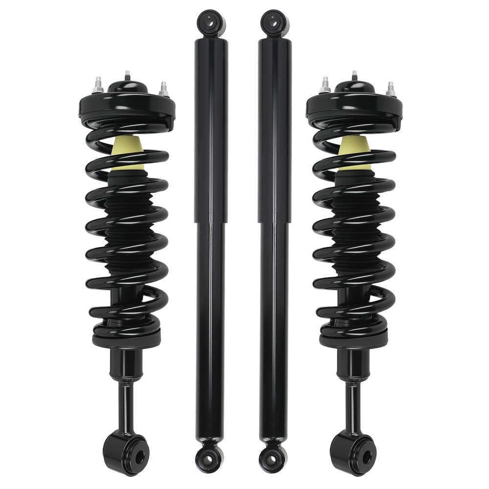 4pcs Suspension Rear Front Struts Assembly compatible for Ford F-150 2004-2008 4WD