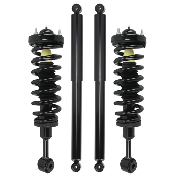 4pcs Suspension Rear Front Struts Assembly compatible for Ford F-150 2004-2008 4WD