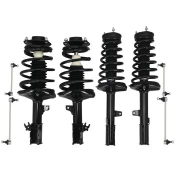 Set 8 Front Rear StrutsSway Bar Links For 1997-2001 compatible for Toyota Camry 99-03 Solara