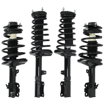 4x Shock Struts Assembly Front Rear compatible for Toyota Solara compatible for Camry 2.2L 2.4L 1997-2003