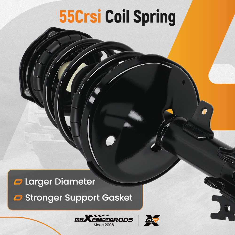 4x Shock Struts Assembly Front Rear compatible for Toyota Solara compatible for Camry 2.2L 2.4L 1997-2003