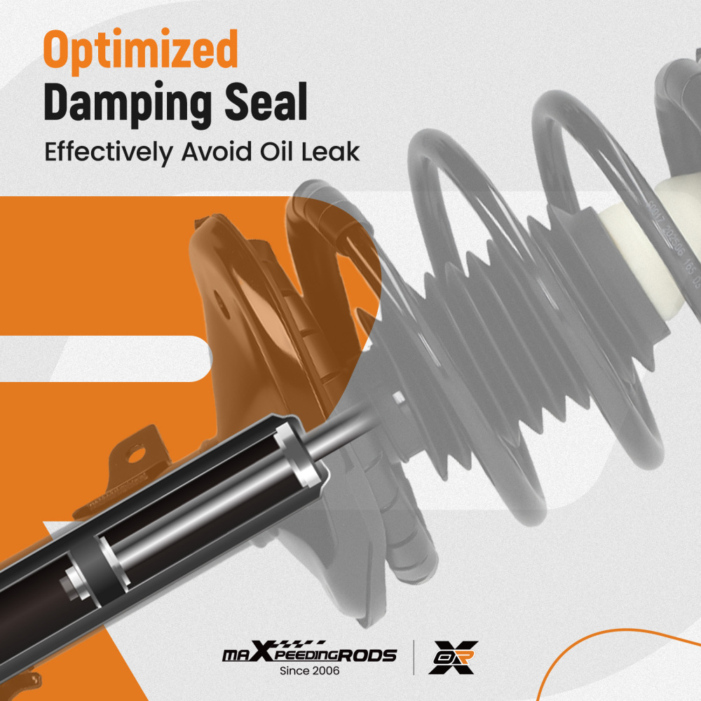 4x Shock Struts Assembly Front Rear compatible for Toyota Solara compatible for Camry 2.2L 2.4L 1997-2003