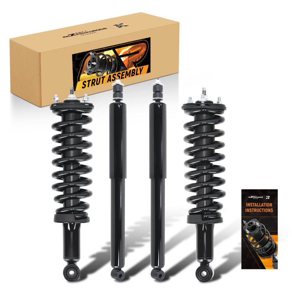 4pcs Front Rear Complete Struts Shocks compatible for Toyota Tundra 2000 2001 - 2006 RWD
