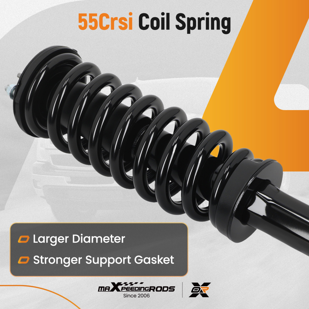 4pcs Front Rear Complete Struts Shocks compatible for Toyota Tundra 2000 2001 - 2006 RWD