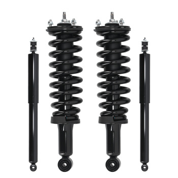 4PC Complete StrutsShock Absorbers For 2000-2006 compatible for Toyota Tundra 4WD Front+Rear