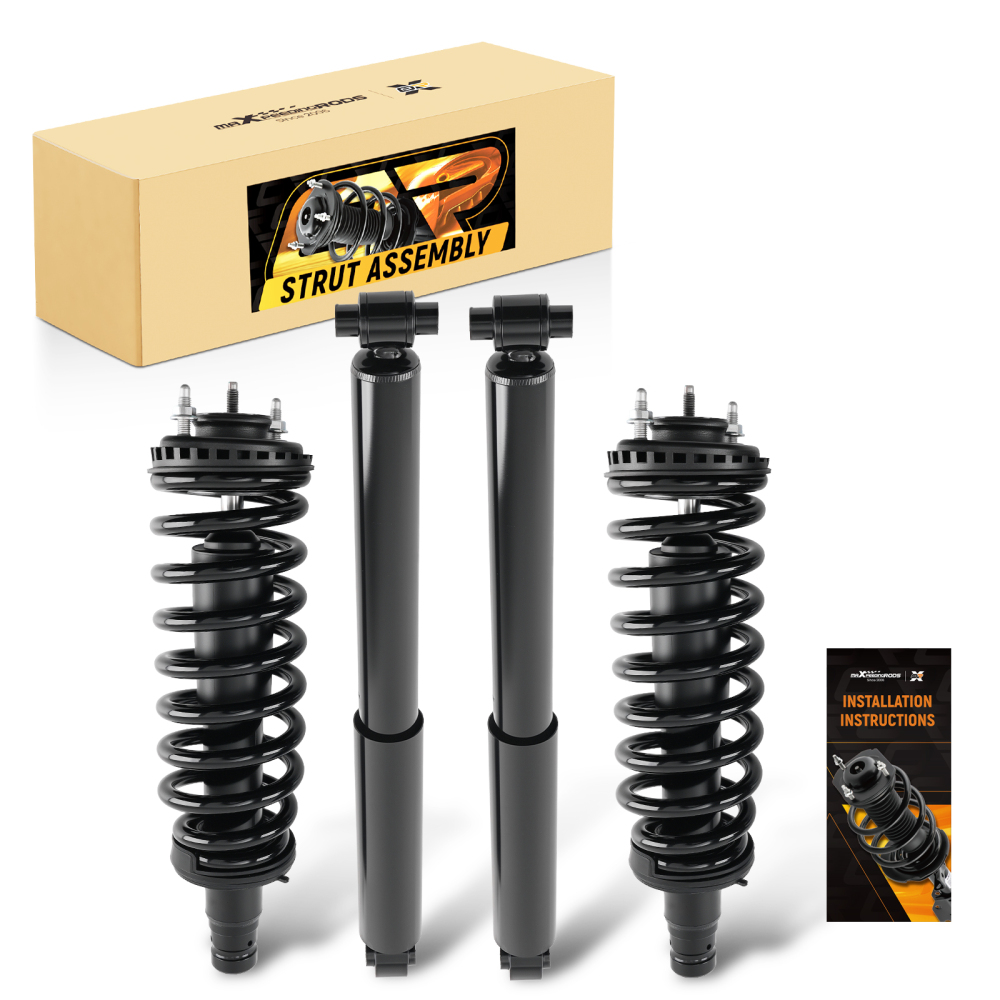 4pcs Front Rear Shocks Struts compatible for Chevrolet Trailblazer compatible for GMC Envoy 2002-2009