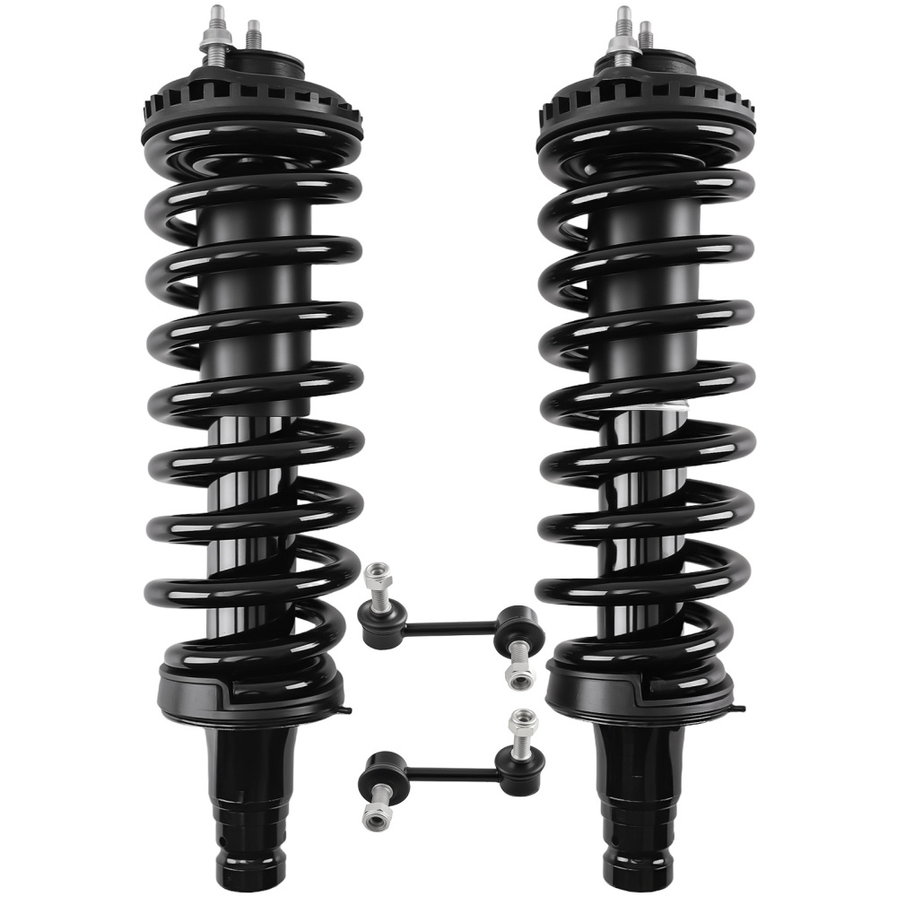 Front Struts Assembly Sway Bars Kit for 2004-2007 Rainier Trailblazer Envoy 9-7x