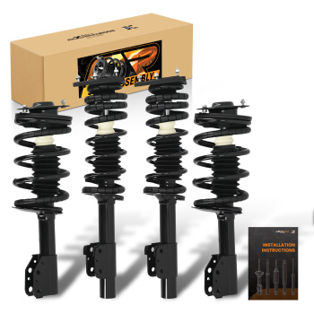 Front Rear Quick Struts w/Coil Springs for Classic compatible for Malibu Grand Am Alero Cutlass