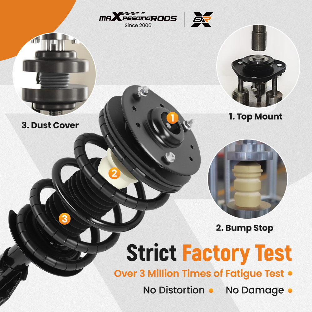 Front Rear Quick Struts w/Coil Springs for Classic compatible for Malibu Grand Am Alero Cutlass