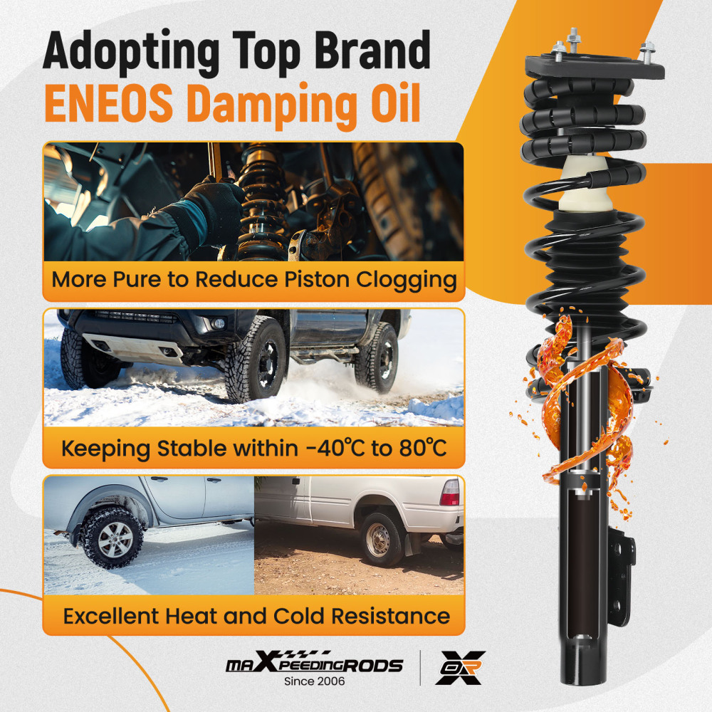 Rear Struts w/ Spring Assembly compatible for Chevrolet Classic 2004-2005 compatible for Malibu 1998-2003