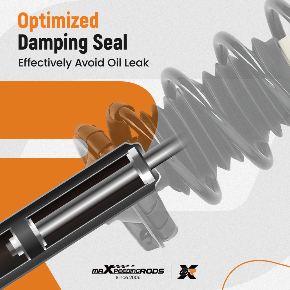 Rear Struts w/ Spring Assembly compatible for Chevrolet Classic 2004-2005 compatible for Malibu 1998-2003