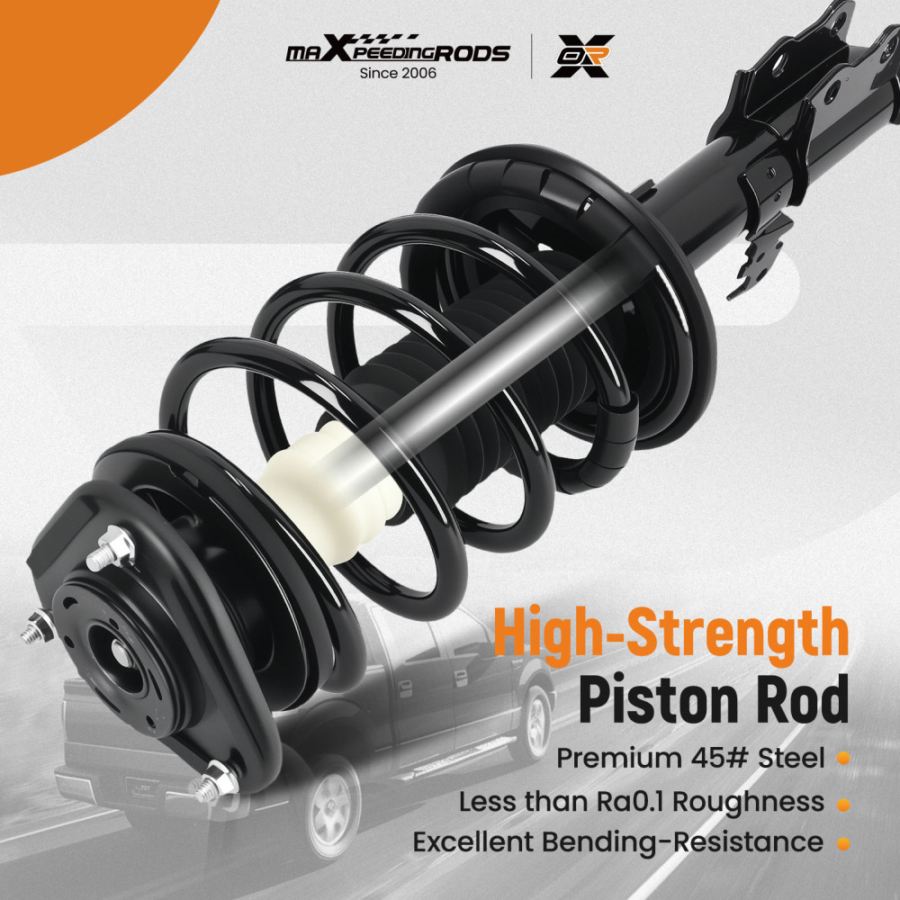 FrontRear Complete StrutsCoil Spring Assembly For 2003-2008 compatible for Toyota Corolla