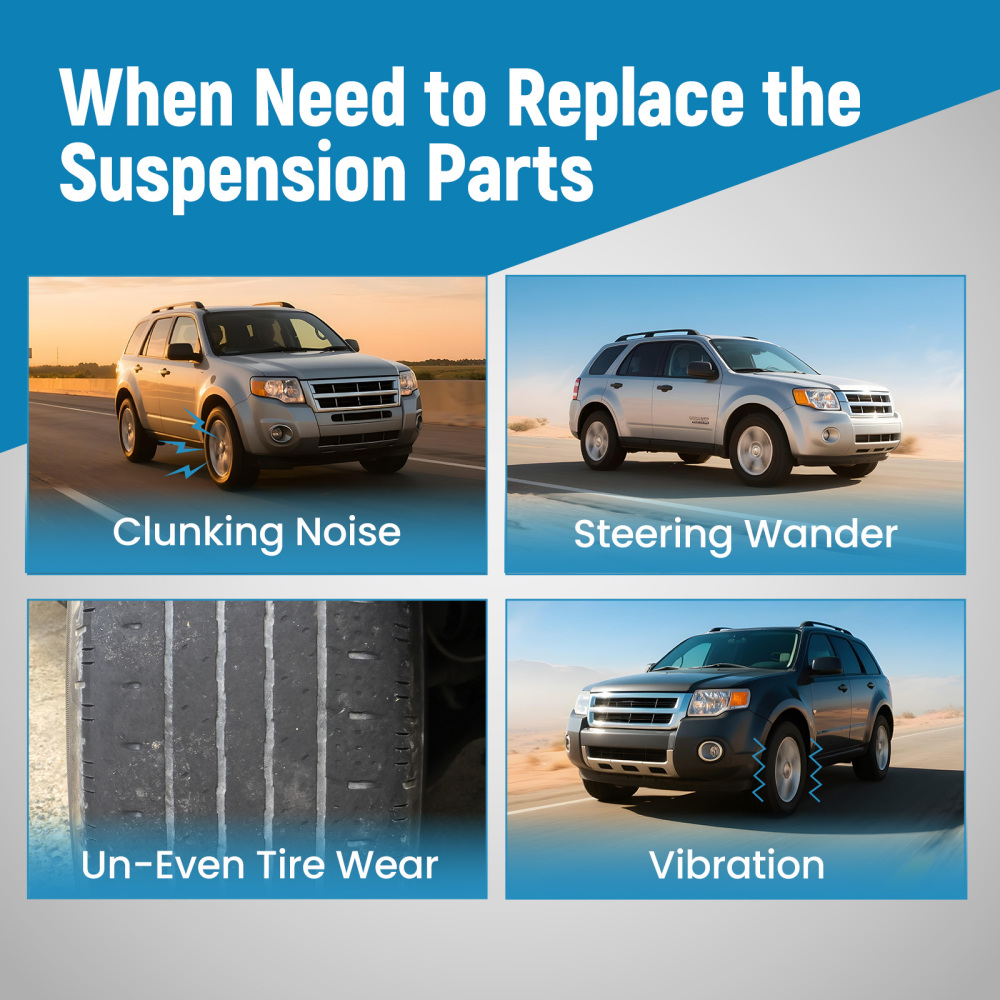 Suspension Front Struts w/Control Arms compatible for Mazda Tribute compatible for Mercury Mariner 10-11