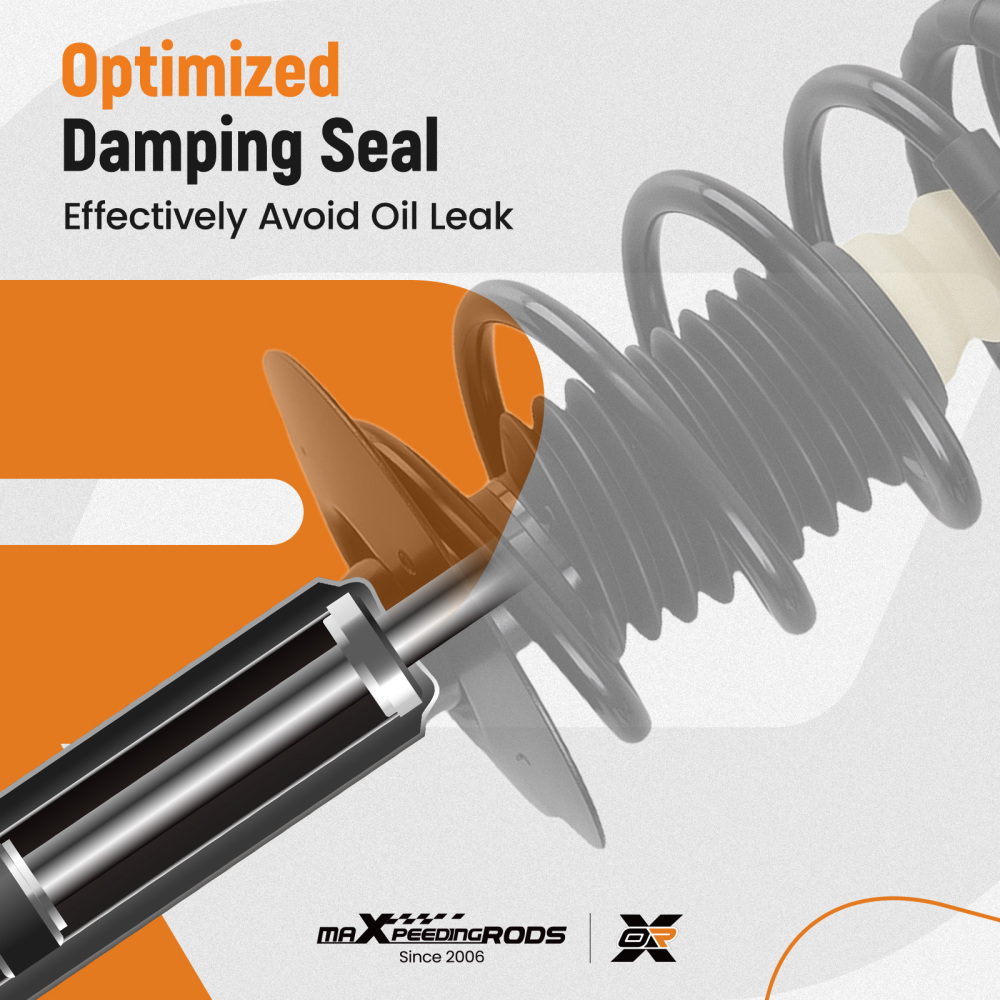 Front Quick Complete StrutsRear Shock Absorbers For 1999-2005 compatible for Chevy Cavalier