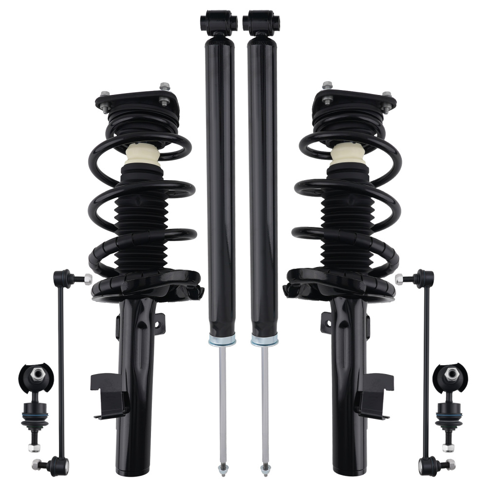 Front + Rear Complete Strut Sway Bar Links compatible for Mazda 3 2004-2009 5 2006-2010