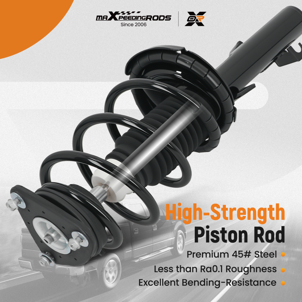 MaXpeedingrods Front + Rear Struts w/Coil Spring Compatible for Mazda 3 2004-2009 5 2006-2010 343412