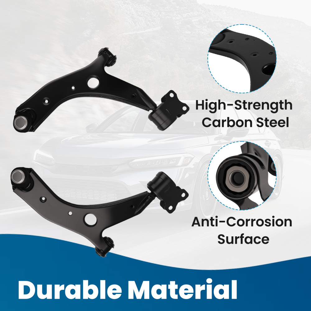 Suspension Front Complete Struts Control Arms compatible for MAZDA 3 2004-2009 S/GS/GT/GX