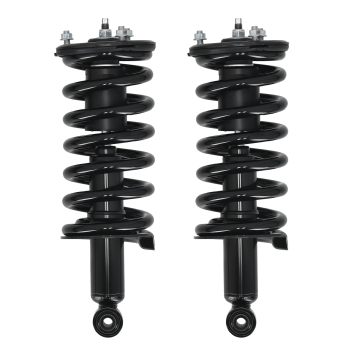 Set(6) Front+Rear Struts ShockSway Bar Links For 2004-2015 compatible for Nissan Titan 4WD