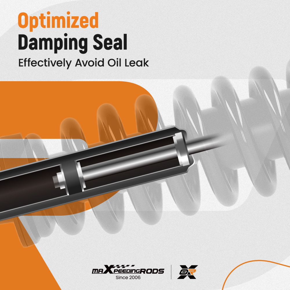 4PCS FrontRear Complete Struts Shock Absorbers For 2001-2007 compatible for Toyota Sequoia